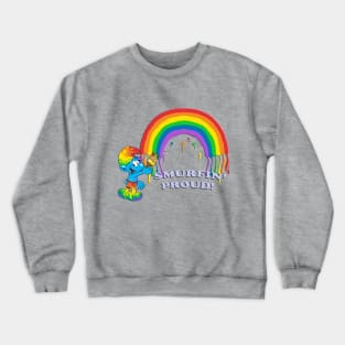 Rainbow Smurf Smurfin' Proud Crewneck Sweatshirt